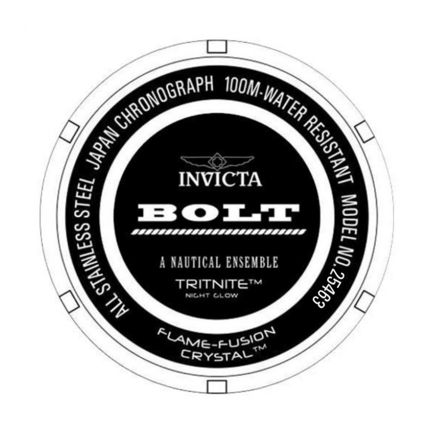 RELOJ  PARA HOMBRE INVICTA BOLT 25463 - ACERO