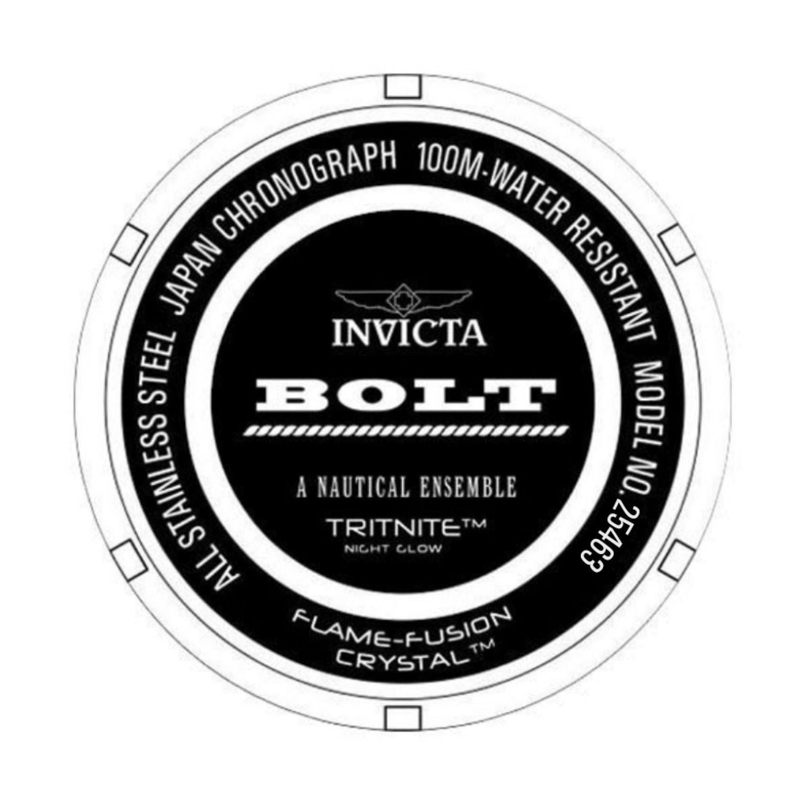 RELOJ  PARA HOMBRE INVICTA BOLT 25463 - ACERO