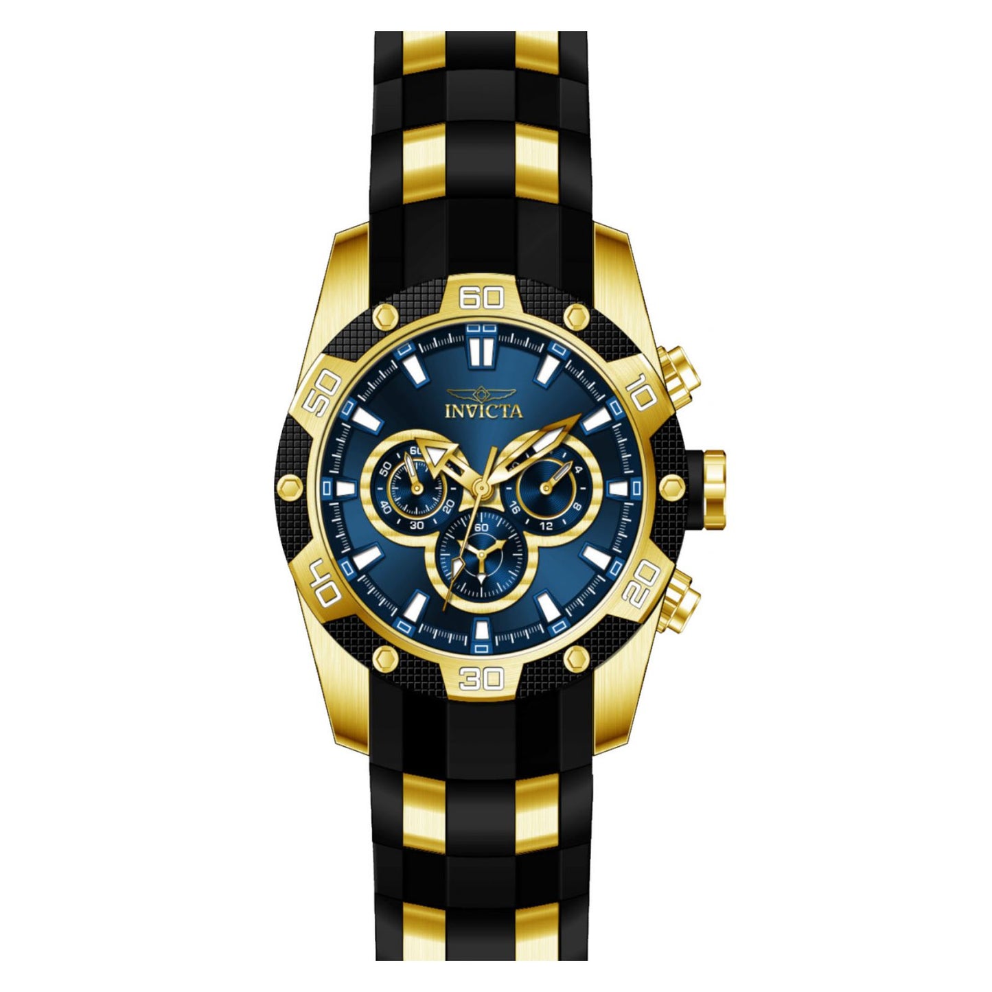 RELOJ  PARA HOMBRE INVICTA SPEEDWAY 25836 - DORADO NEGRO