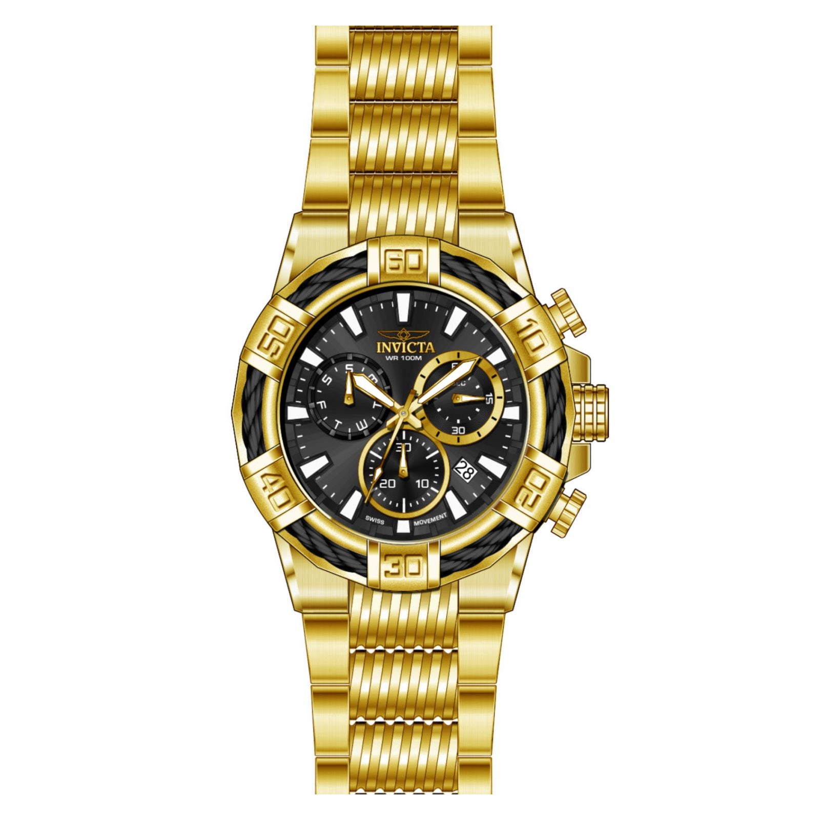 RELOJ PARA HOMBRE INVICTA BOLT 25867 ORO