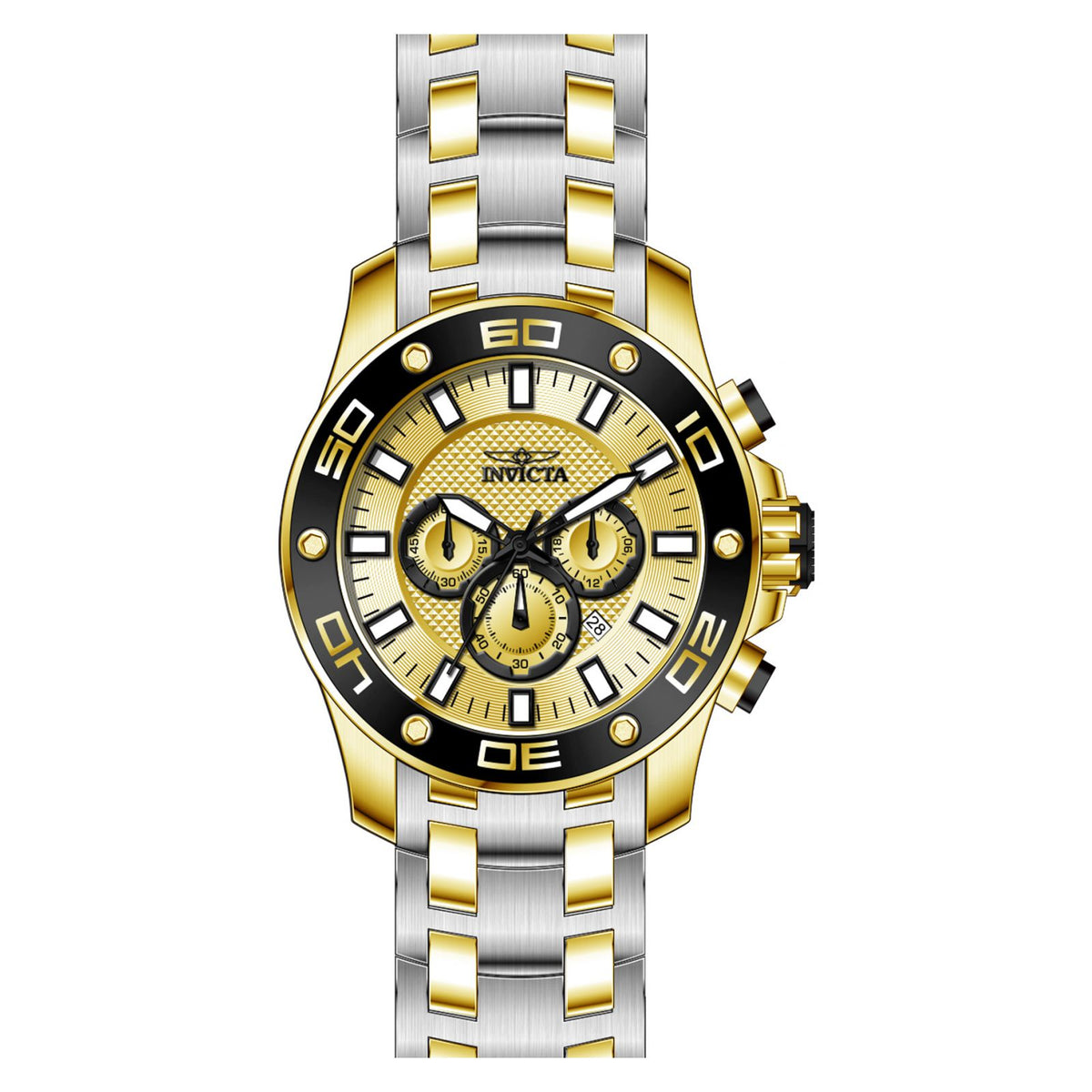 RELOJ  PARA HOMBRE INVICTA PRO DIVER 26080 - ORO, ACERO