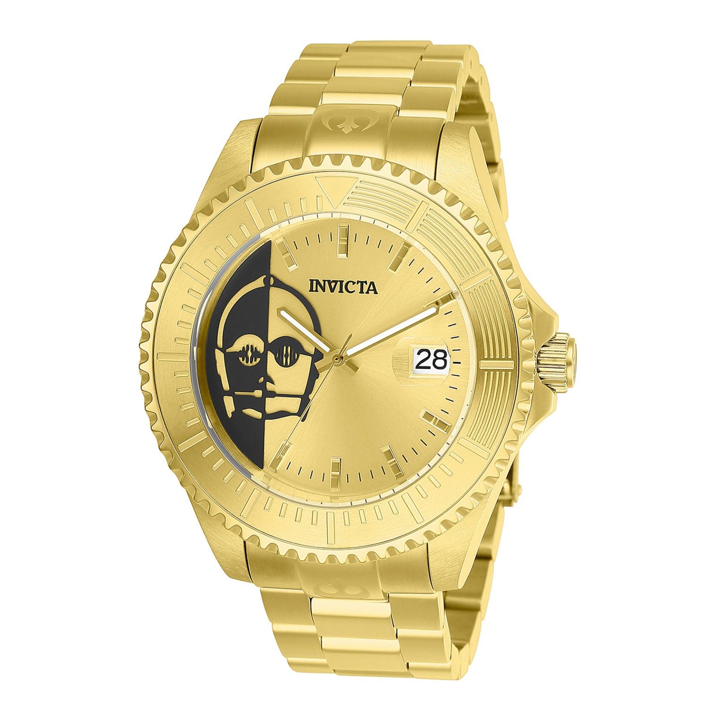 RELOJ C-3PO PARA HOMBRE INVICTA STAR WARS 26166 - ORO