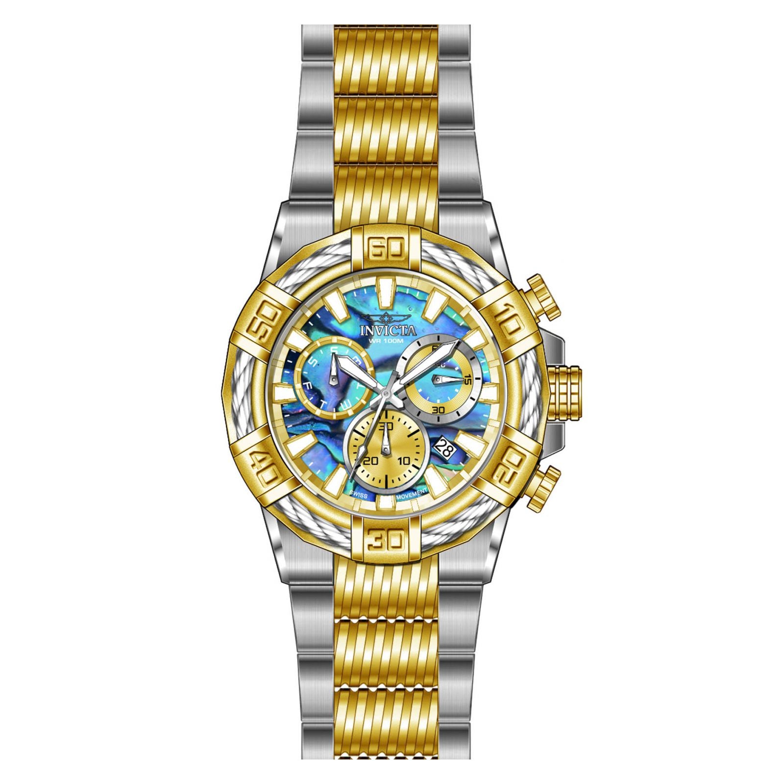RELOJ  PARA HOMBRE INVICTA BOLT 26540 - ACERO DORADO