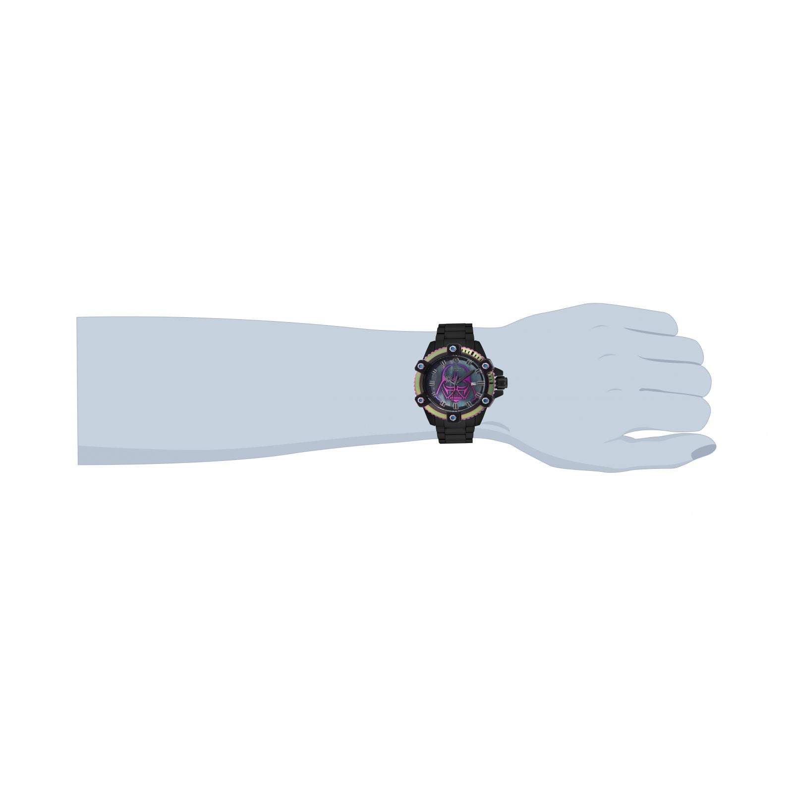 RELOJ DARTH VADER PARA HOMBRE INVICTA STAR WARS 26558 - NEGRO