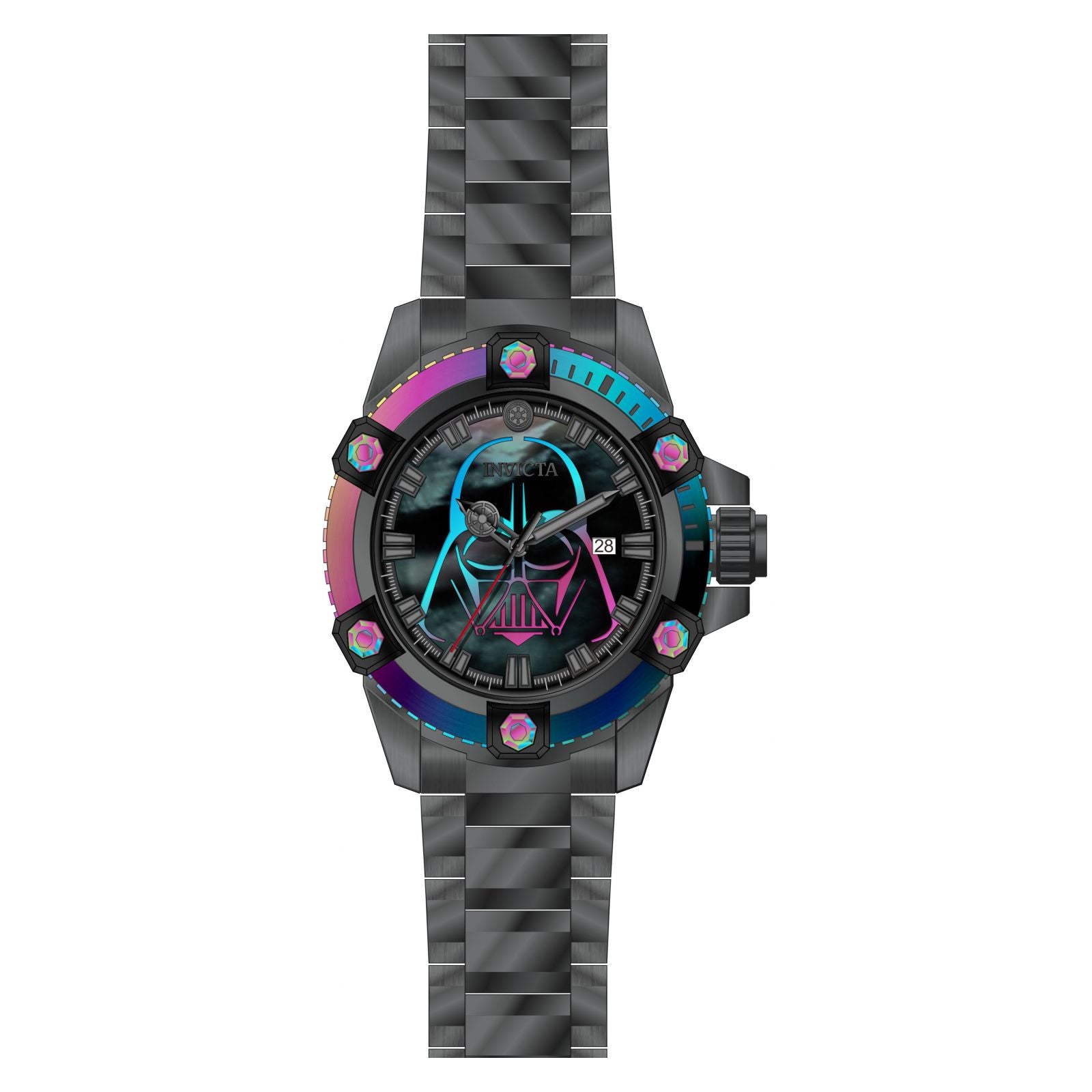 RELOJ DARTH VADER PARA HOMBRE INVICTA STAR WARS 26558 - NEGRO