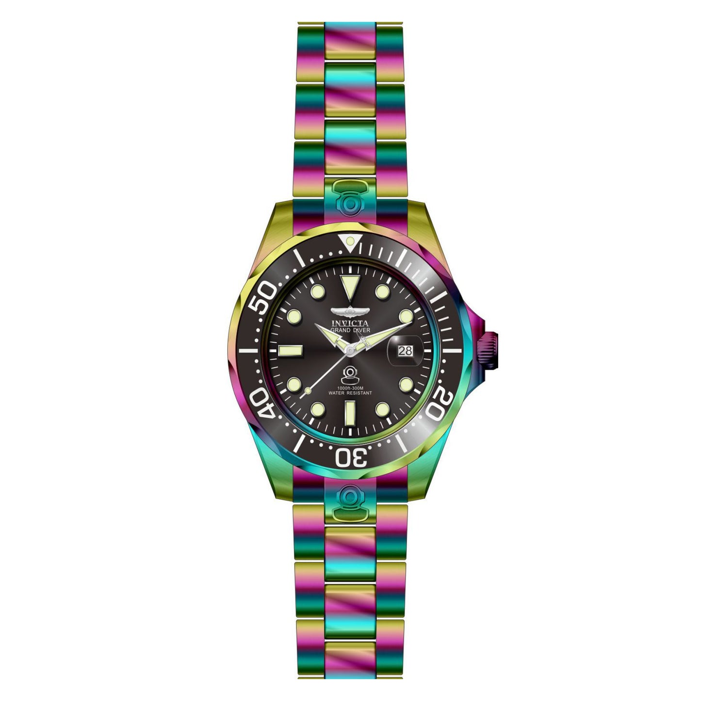 RELOJ  PARA HOMBRE INVICTA PRO DIVER 26601 - IRIDISCENTE