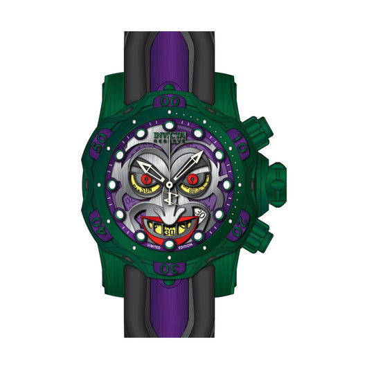 RELOJ BUFÓN PARA HOMBRE INVICTA DC COMICS 26790 - NEGRO, PÚRPURA, VERDE