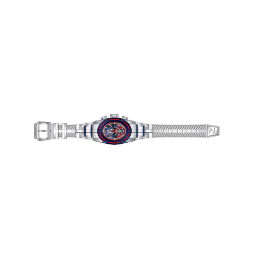 RELOJ CAPITAN AMERICA PARA HOMBRE INVICTA MARVEL 27046 - BLANCO, ACERO, AZUL OSCURO