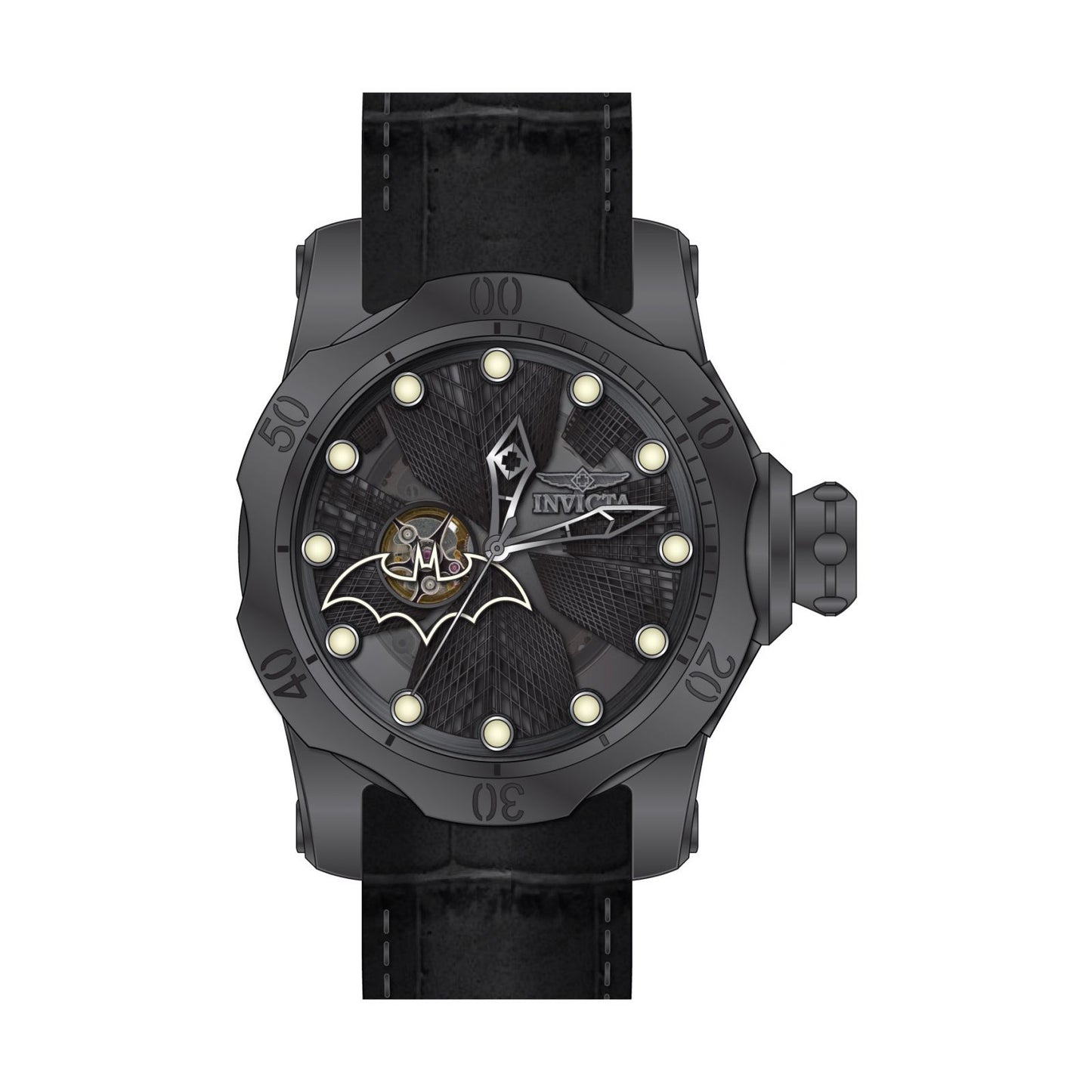 RELOJ BATMAN PARA HOMBRE INVICTA DC COMICS 27096 - NEGRO