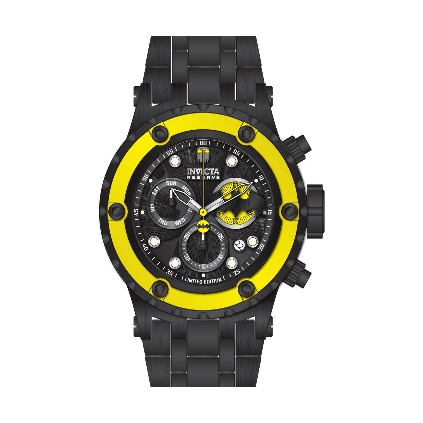 RELOJ BATMAN PARA HOMBRE INVICTA DC COMICS 27098 - NEGRO