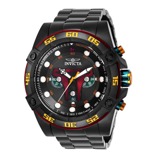 RELOJ BOBA FETT PARA HOMBRE INVICTA STAR WARS 27225 - NEGRO
