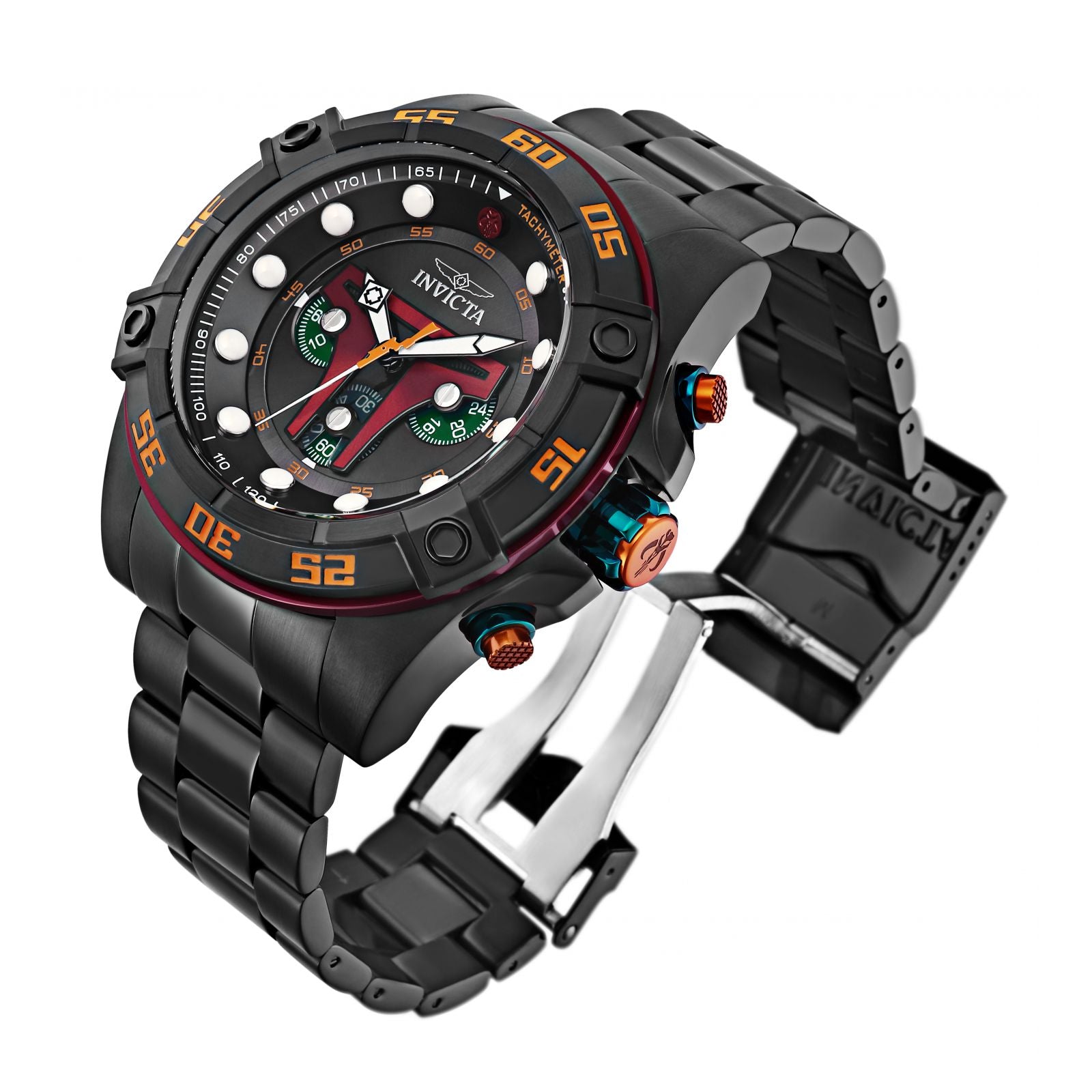 RELOJ BOBA FETT PARA HOMBRE INVICTA STAR WARS 27225 - NEGRO