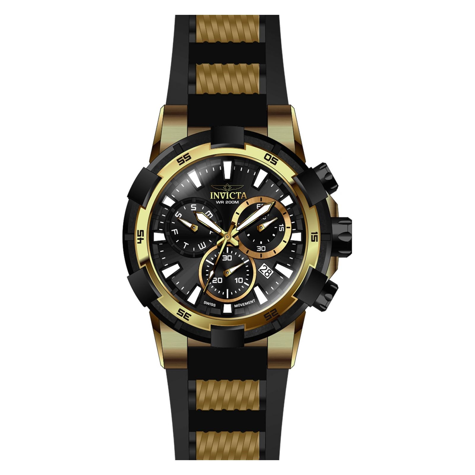 RELOJ  PARA HOMBRE INVICTA AVIATOR 27350 - NEGRO
