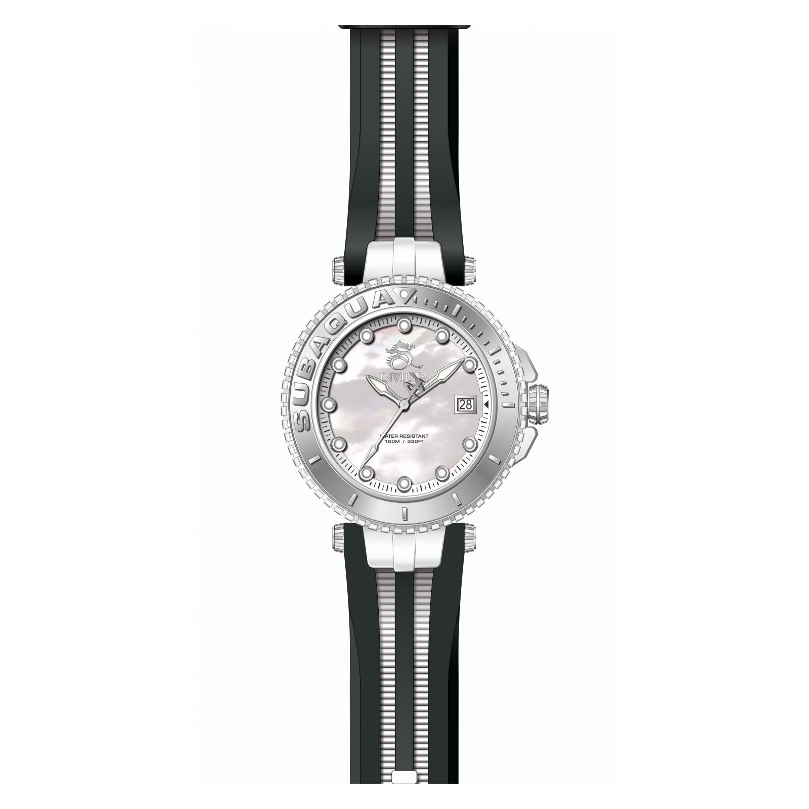 RELOJ DEPORTIVO PARA MUJER INVICTA SUBAQUA 27353 - BLANCO NEGRO