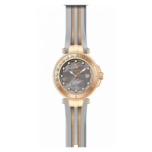RELOJ DEPORTIVO PARA MUJER INVICTA SUBAQUA 27357 - GRIS CLARO, ORO ROSA