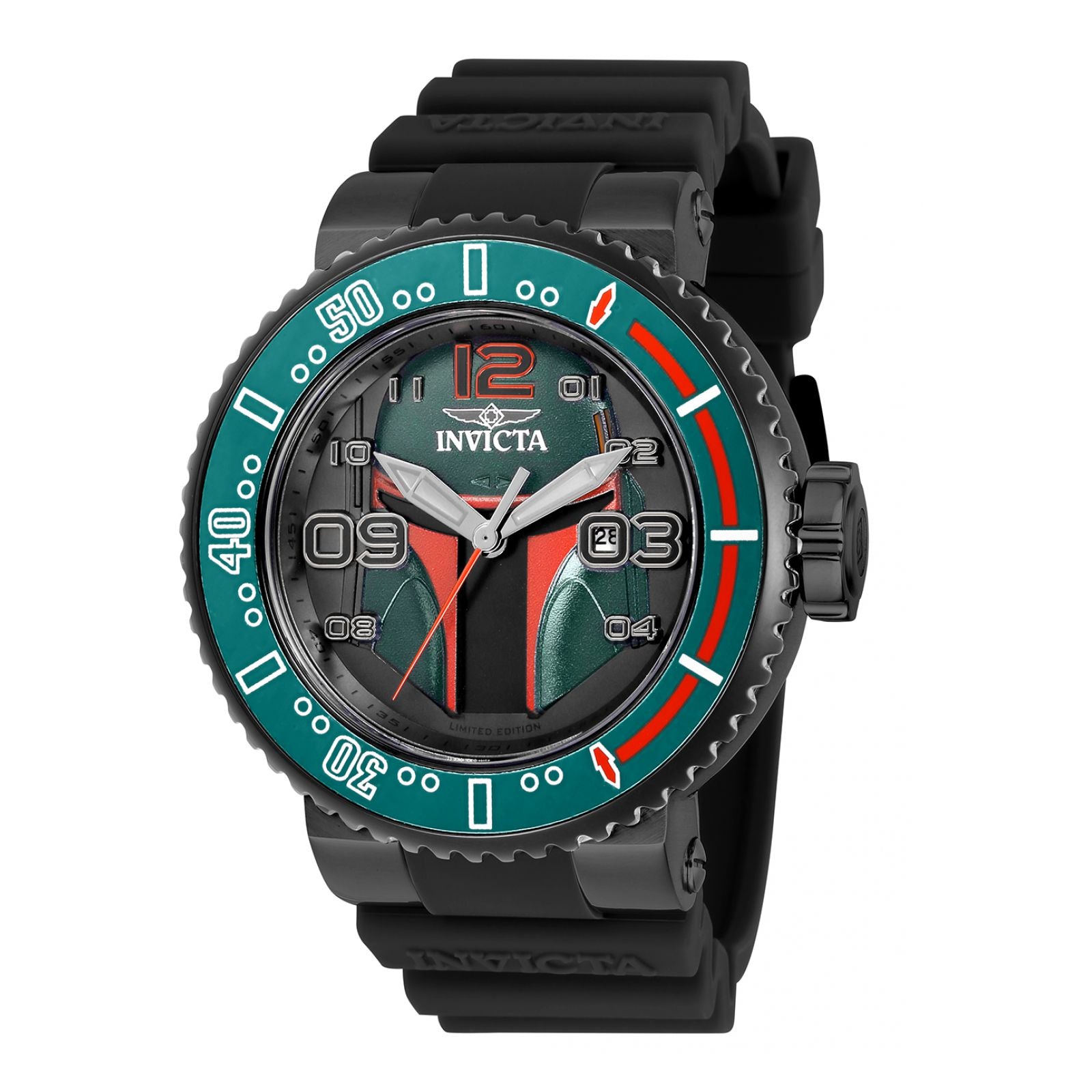 RELOJ BOBA FETT PARA HOMBRE INVICTA STAR WARS 27669 - NEGRO