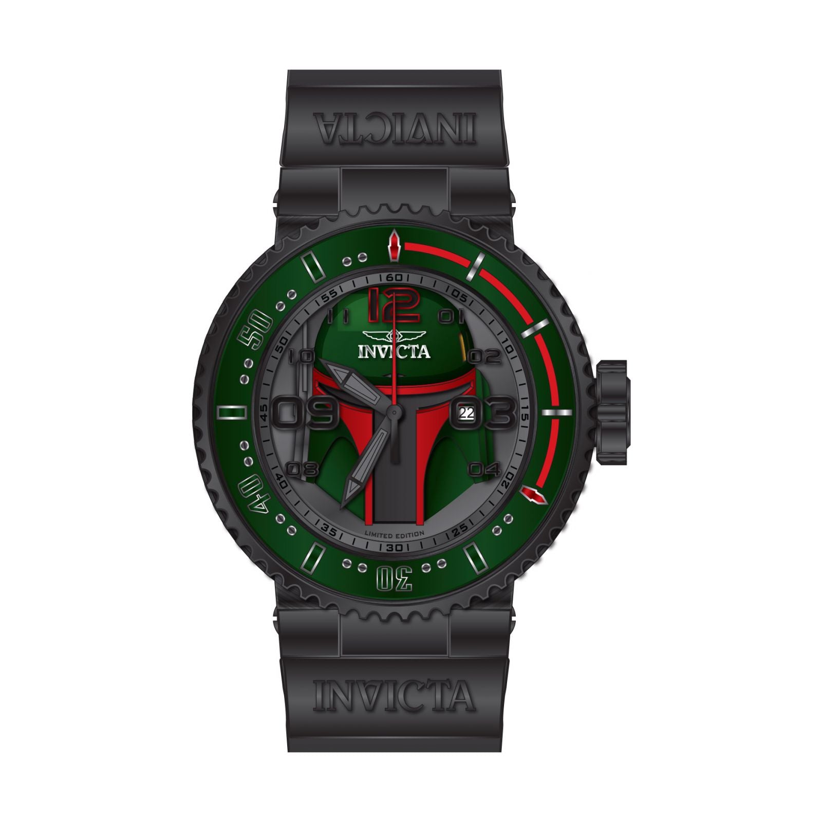 RELOJ BOBA FETT PARA HOMBRE INVICTA STAR WARS 27669 - NEGRO