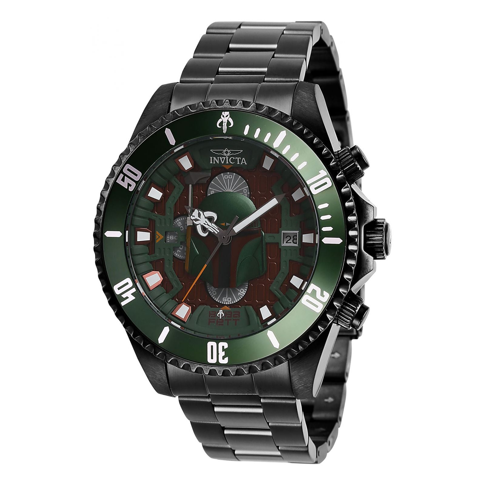 RELOJ BOBA FETT PARA HOMBRE INVICTA STAR WARS 28060 - GUNMETAL