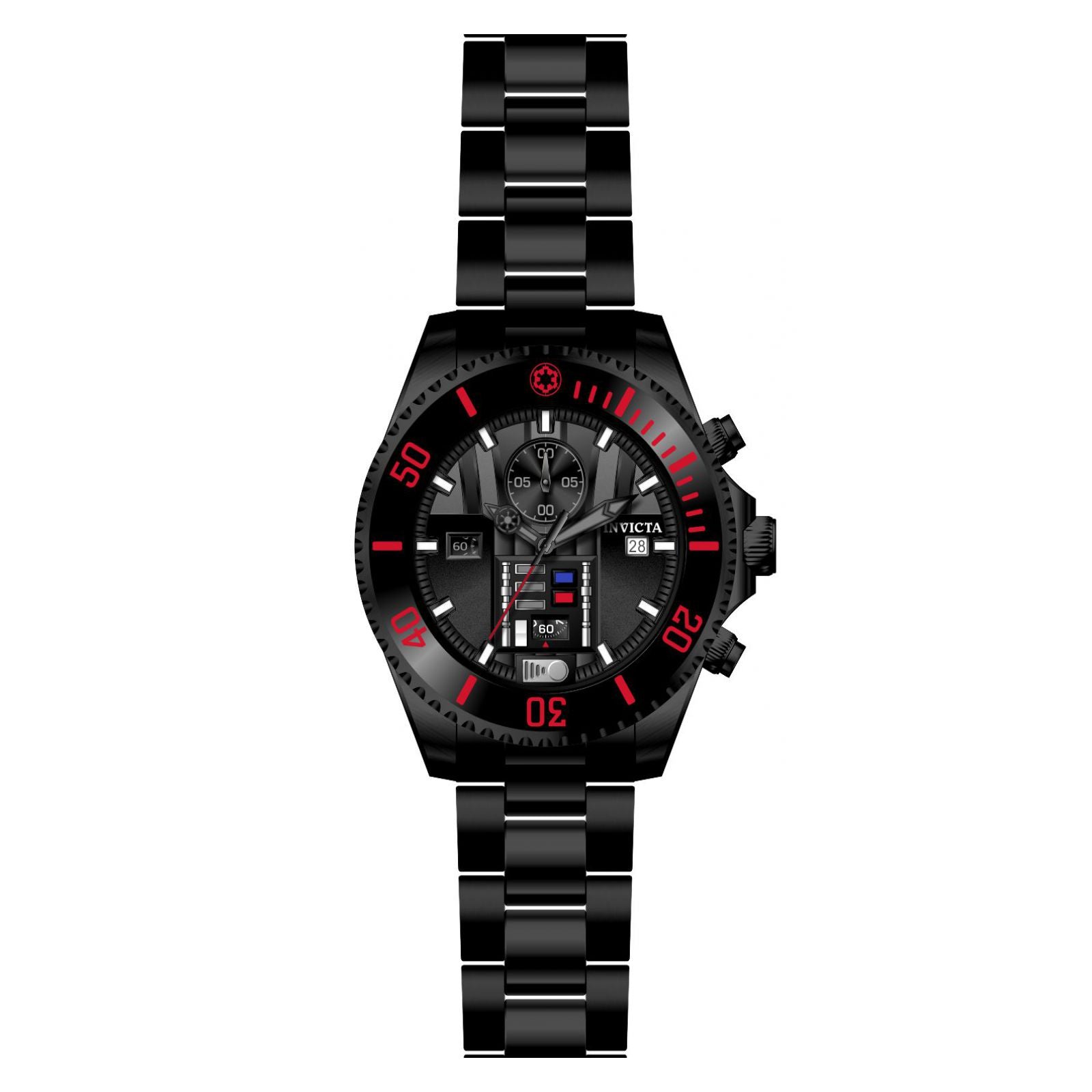 RELOJ DARTH VADER PARA HOMBRE INVICTA STAR WARS 28061 - NEGRO
