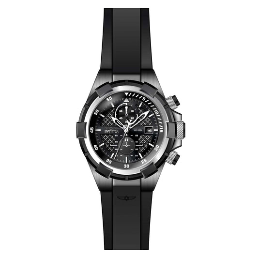 RELOJ DEPORTIVO PARA HOMBRE INVICTA AVIATOR 28095 - "NEGRO, PLATA"