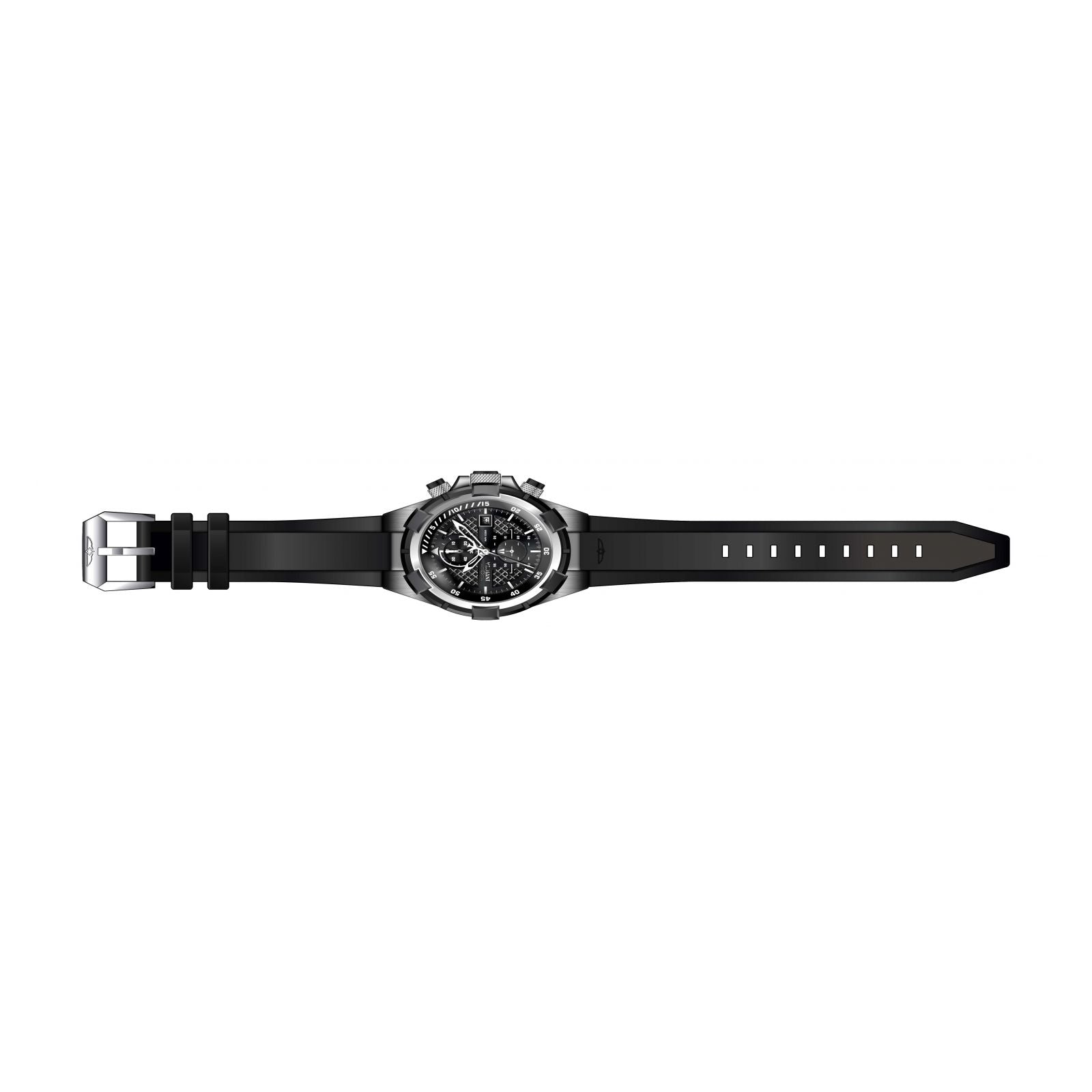 RELOJ DEPORTIVO PARA HOMBRE INVICTA AVIATOR 28095 - "NEGRO, PLATA"