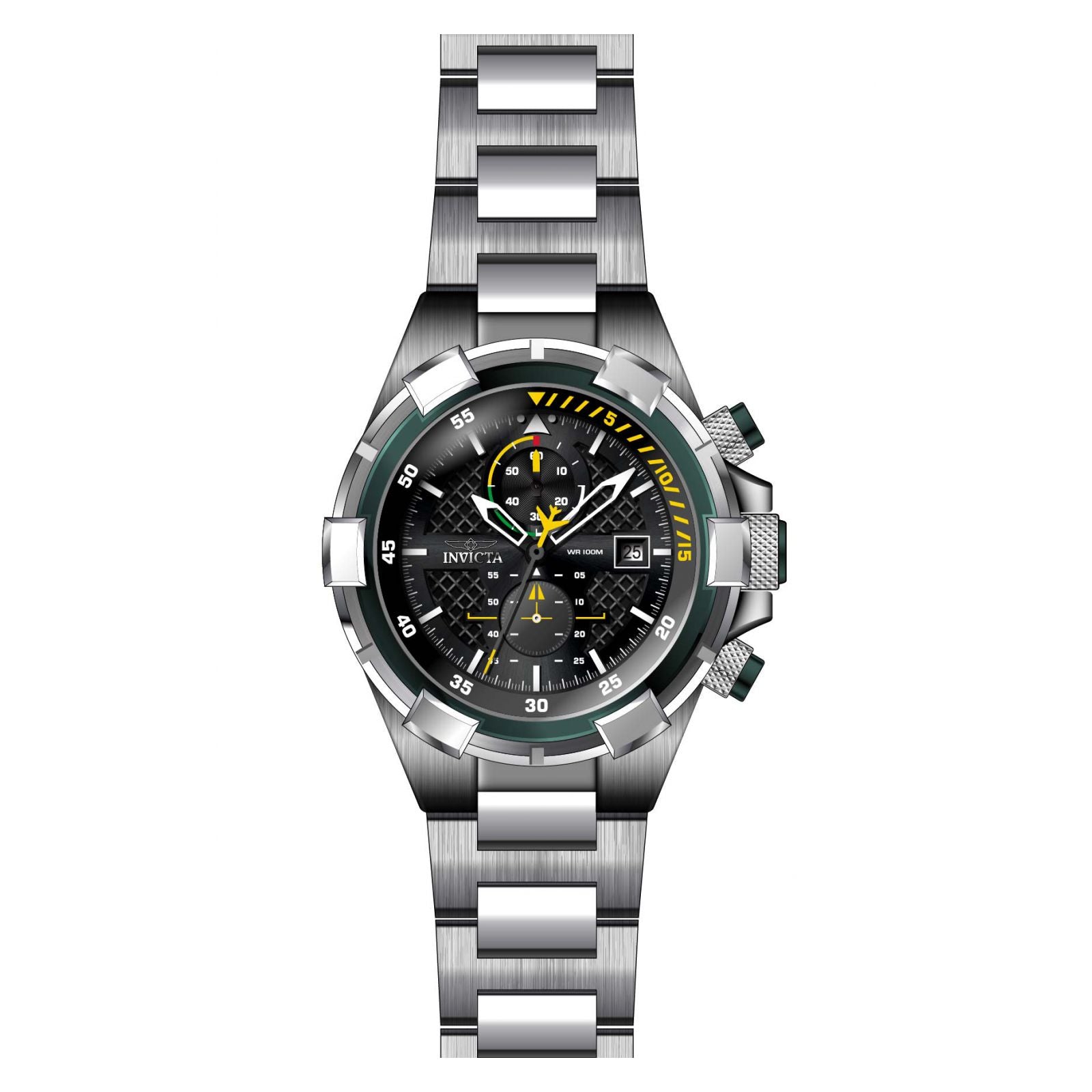 RELOJ  PARA HOMBRE INVICTA AVIATOR 28113 - ACERO