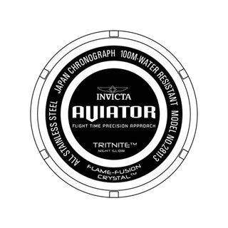 RELOJ  PARA HOMBRE INVICTA AVIATOR 28113 - ACERO