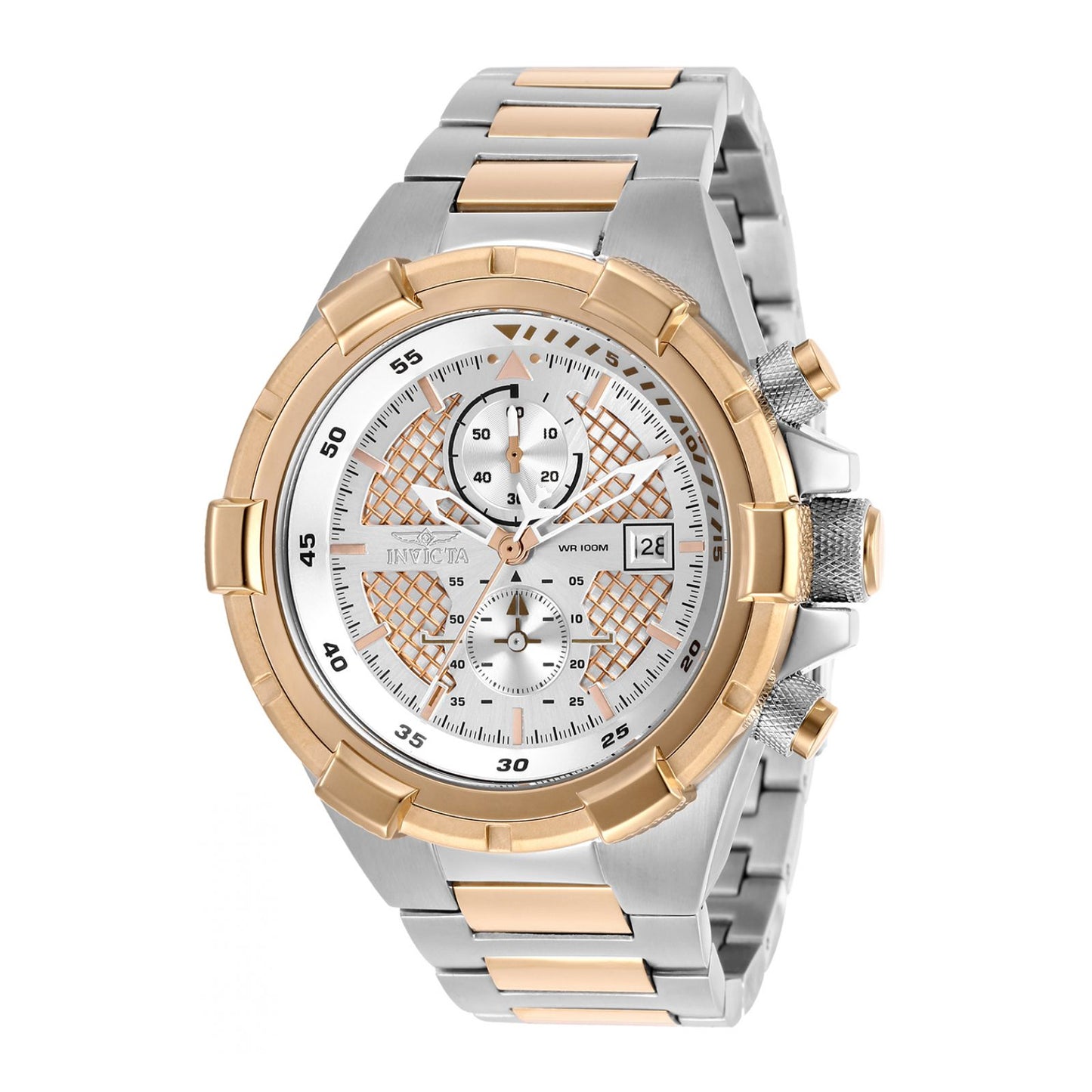 RELOJ  PARA HOMBRE INVICTA AVIATOR 28118 - ORO ROSA