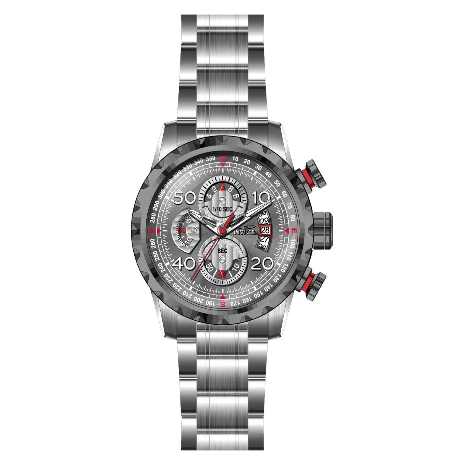 RELOJ  PARA HOMBRE INVICTA AVIATOR 28145 - ACERO