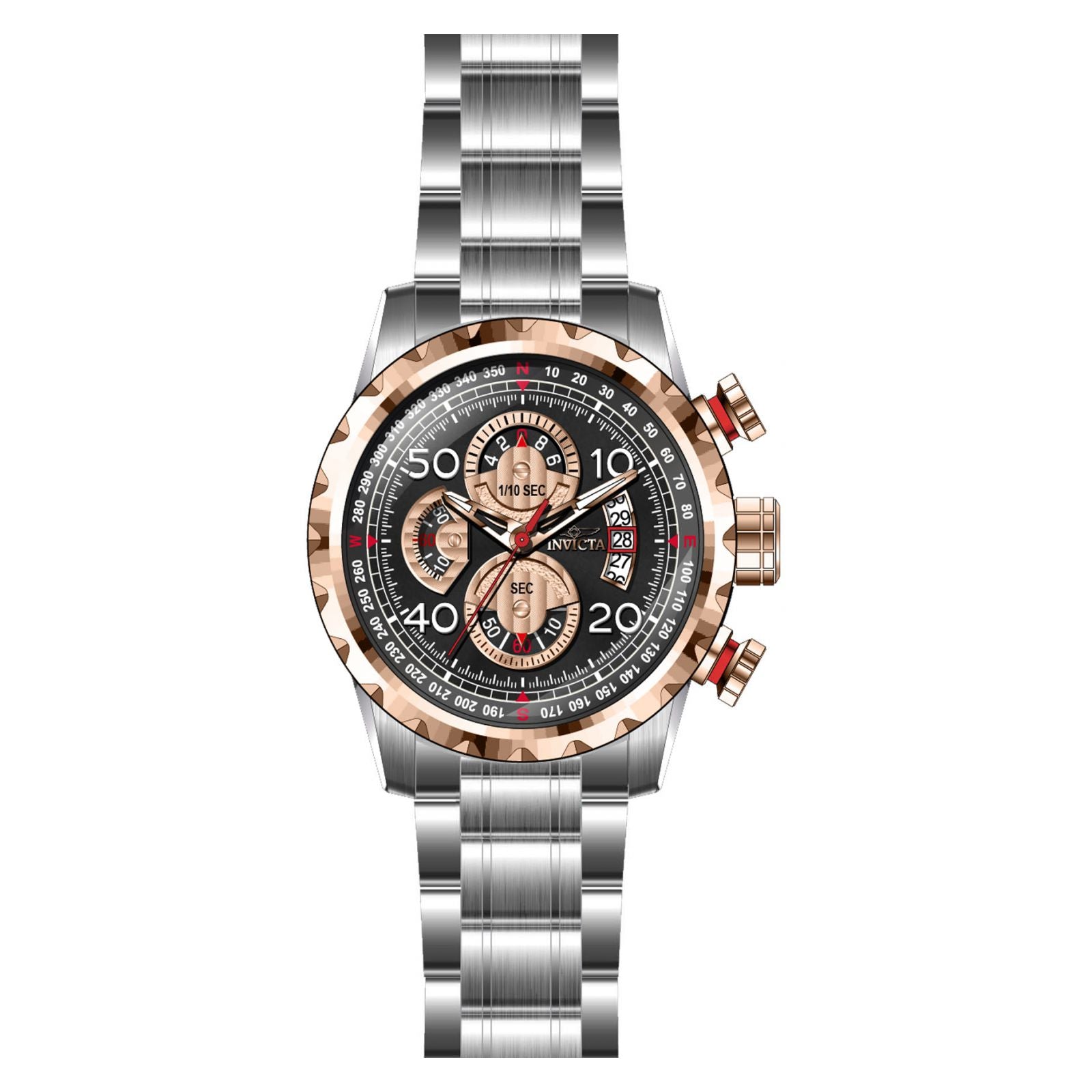 RELOJ  PARA HOMBRE INVICTA AVIATOR 28147 - ACERO