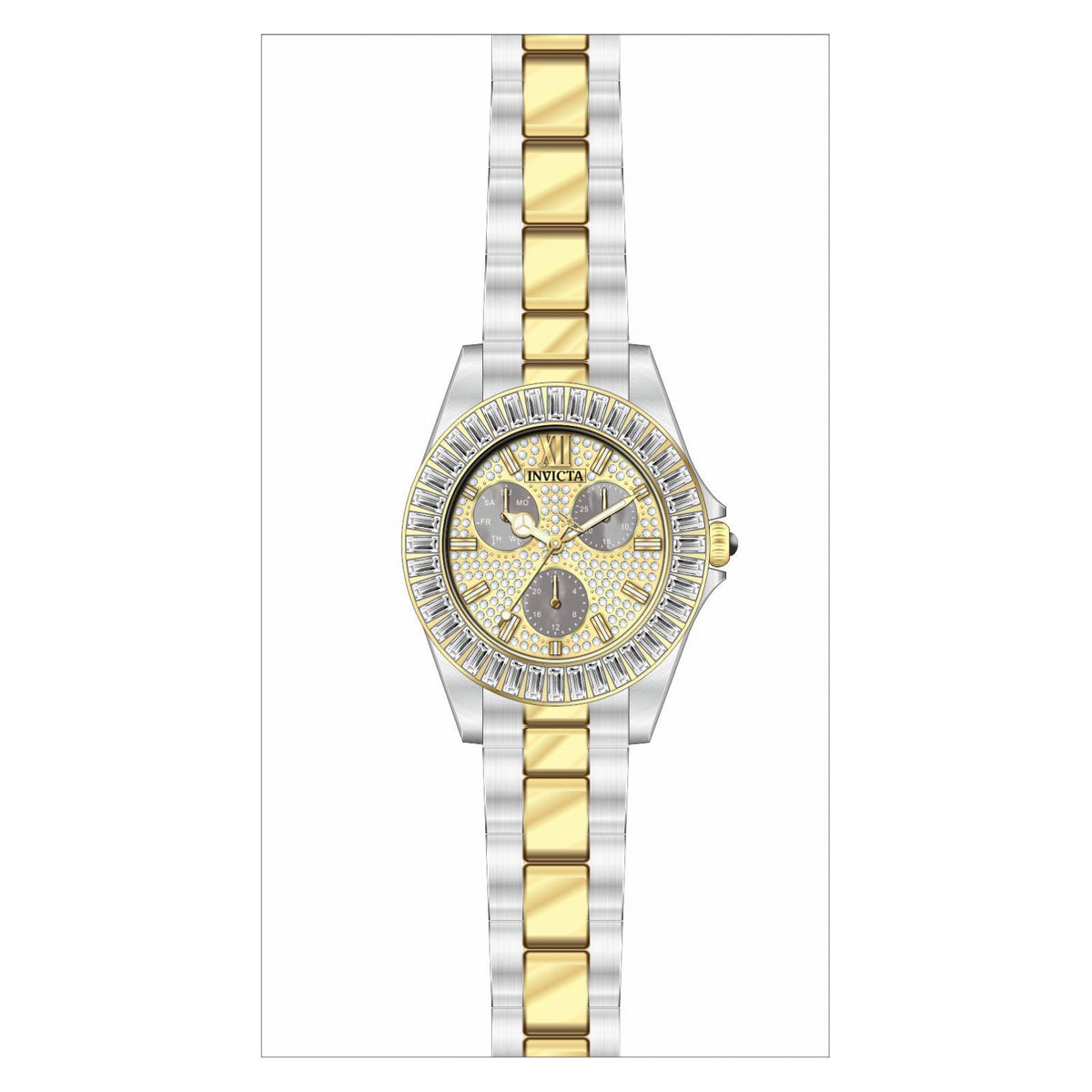 RELOJ  PARA MUJER INVICTA ANGEL 28447 - ACERO, ORO