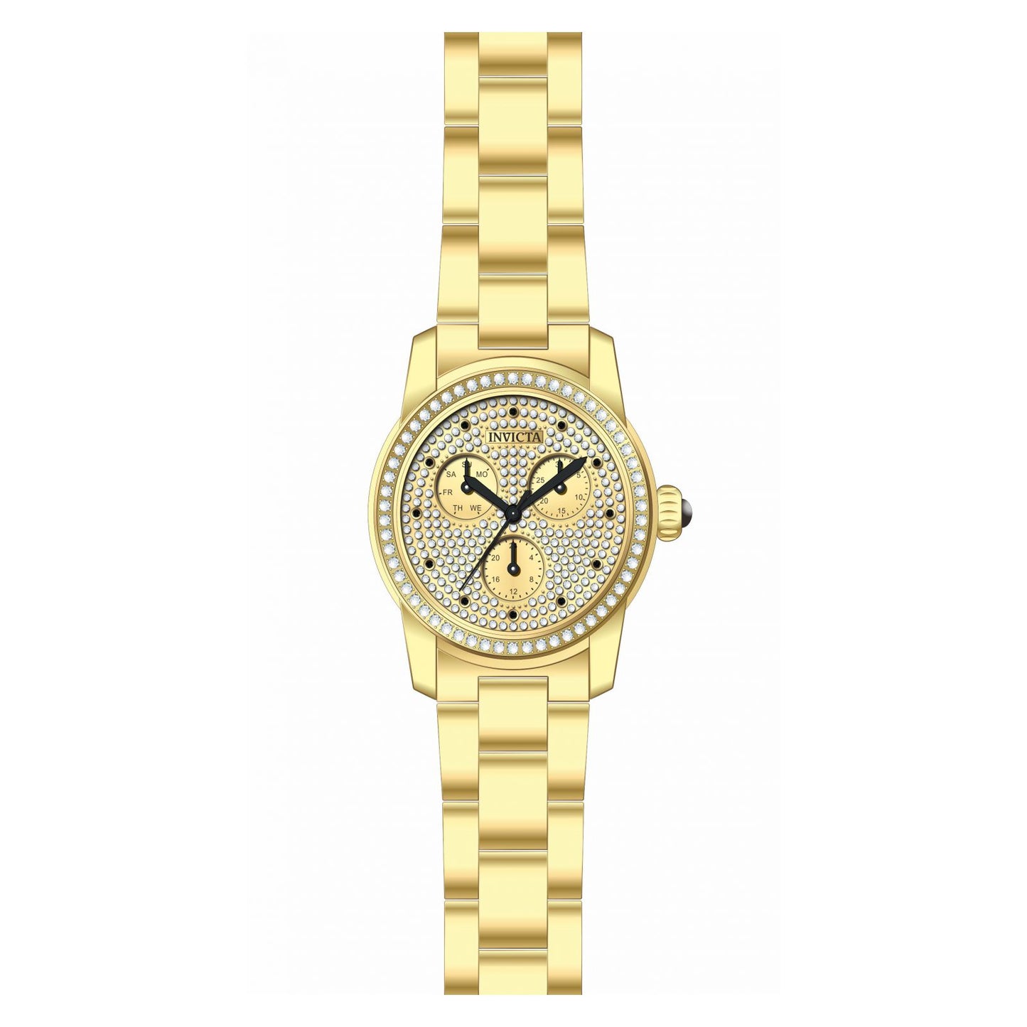 RELOJ  PARA MUJER INVICTA ANGEL 28469 - DORADO