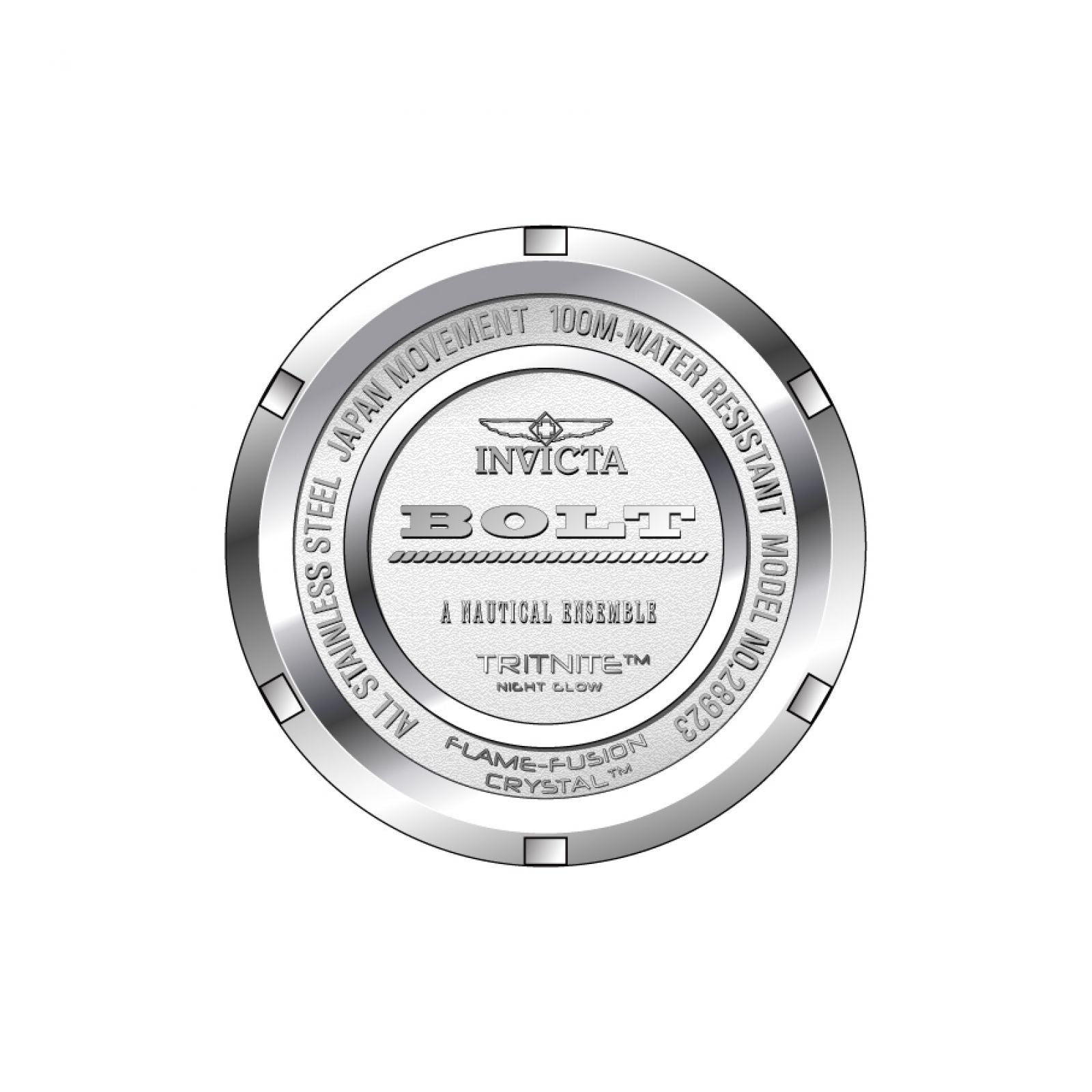 RELOJ  PARA MUJER INVICTA BOLT 28923 - ACERO