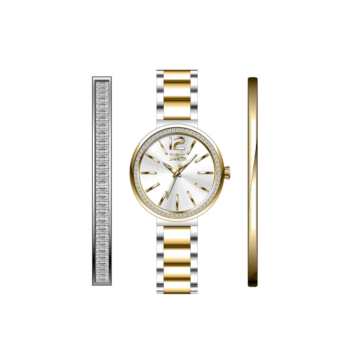 RELOJ  PARA MUJER INVICTA ANGEL 29273 - ORO, ACERO