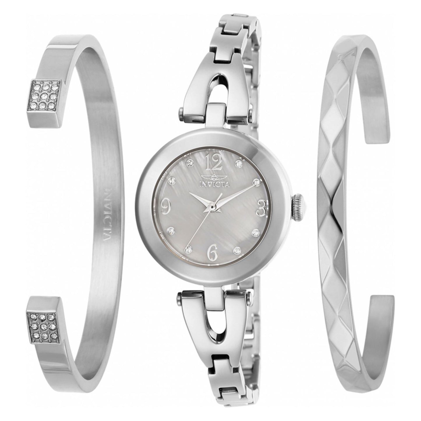 RELOJ  PARA MUJER INVICTA ANGEL 29330 - PLATEADO