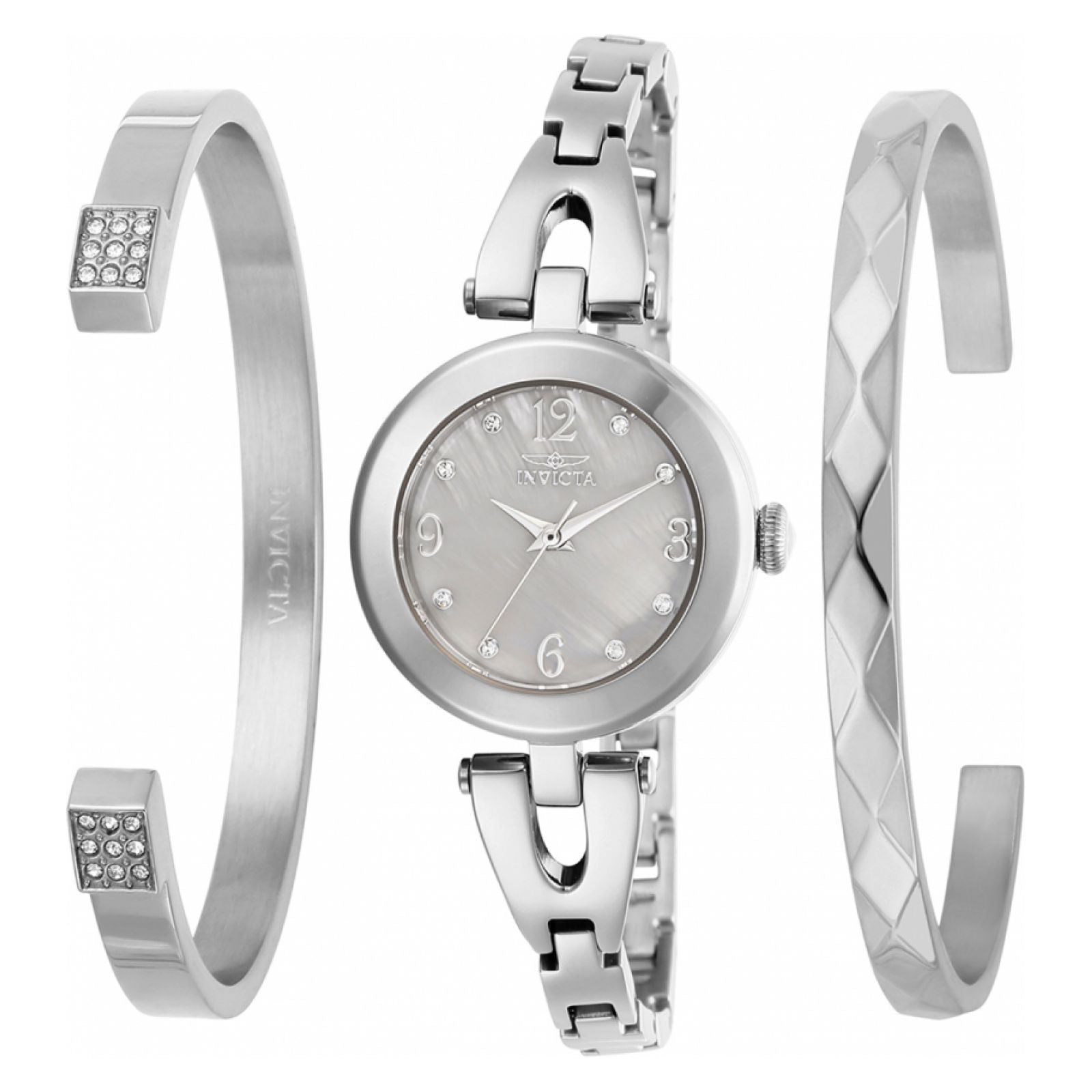 RELOJ  PARA MUJER INVICTA ANGEL 29330 - PLATEADO