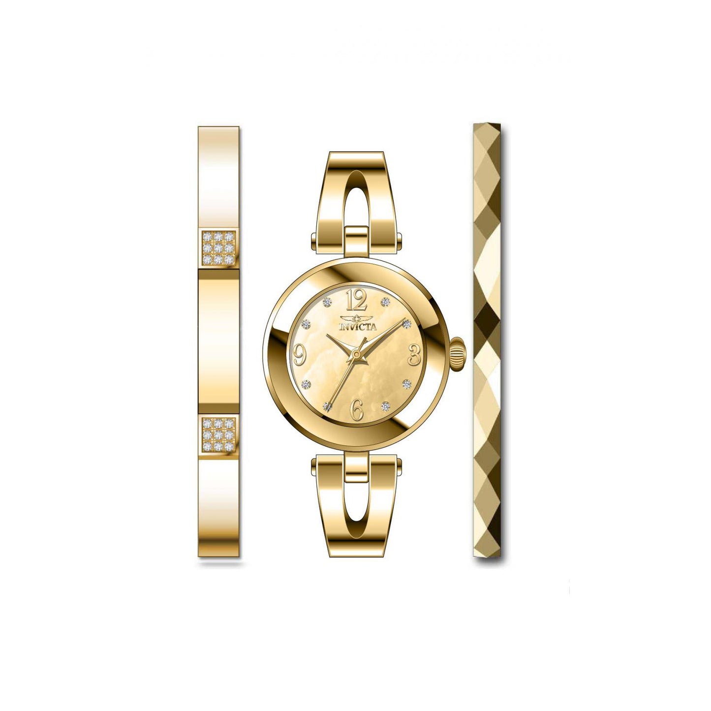 RELOJ  PARA MUJER INVICTA ANGEL 29331 - ORO