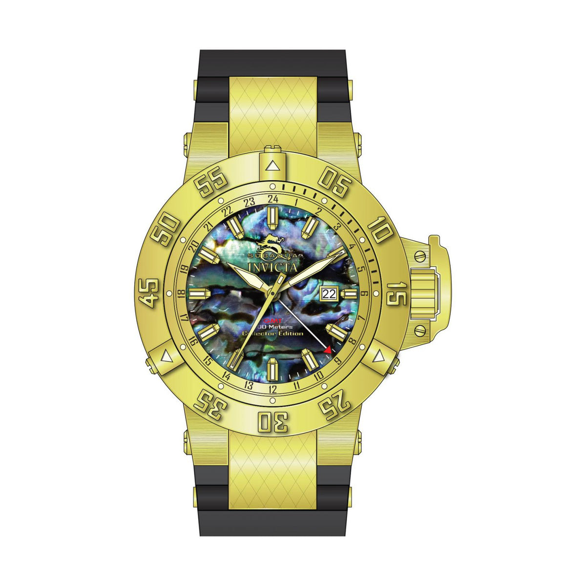 RELOJ  PARA HOMBRE INVICTA SUBAQUA 29615 - ORO NEGRO