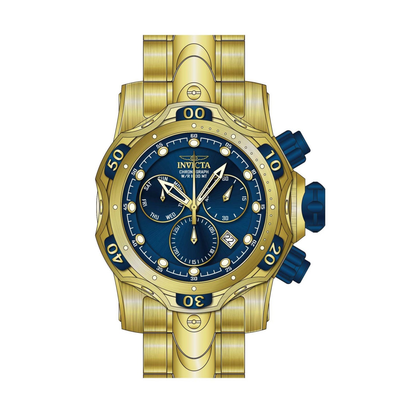 RELOJ  PARA HOMBRE INVICTA VENOM 29641 - ORO