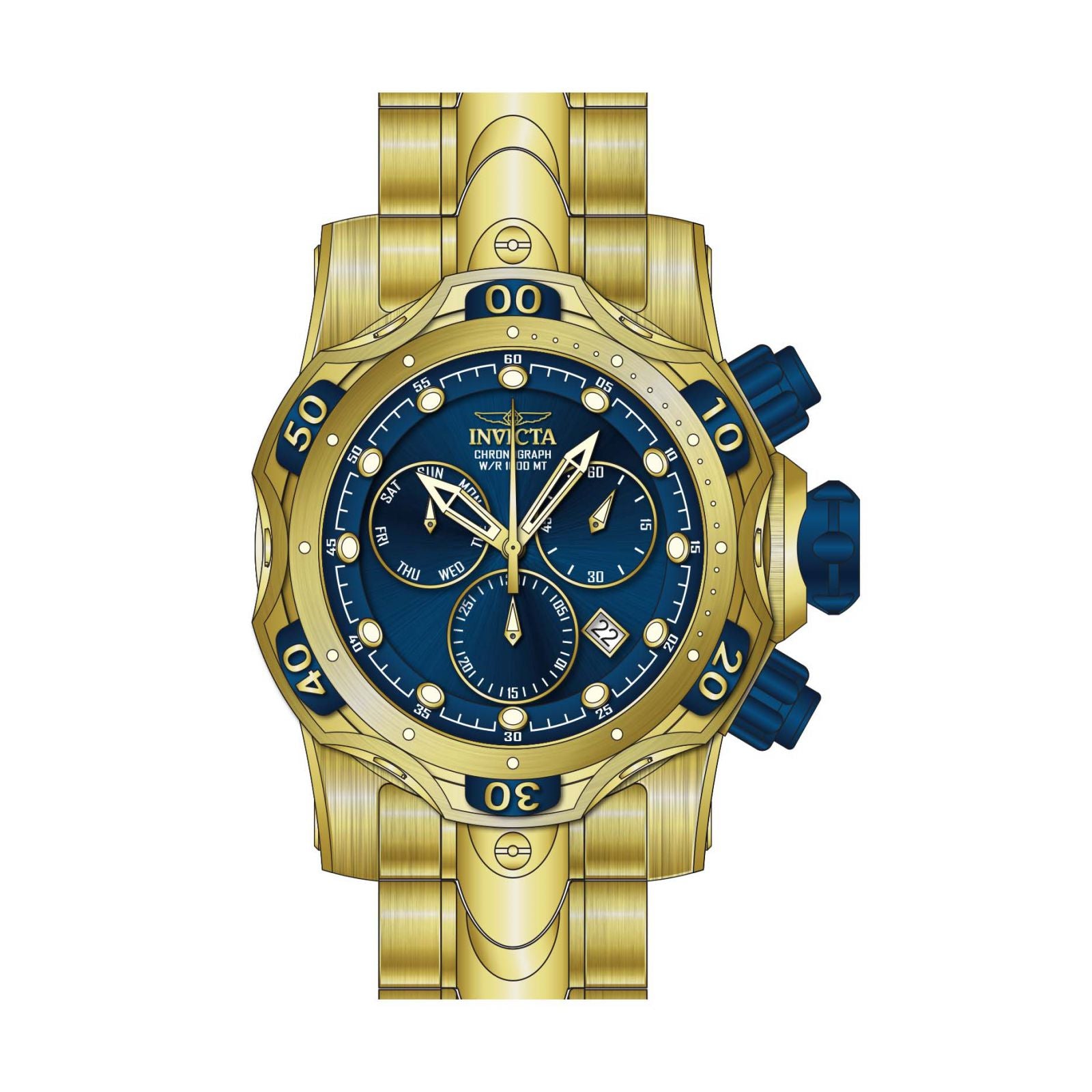 RELOJ  PARA HOMBRE INVICTA VENOM 29641 - ORO