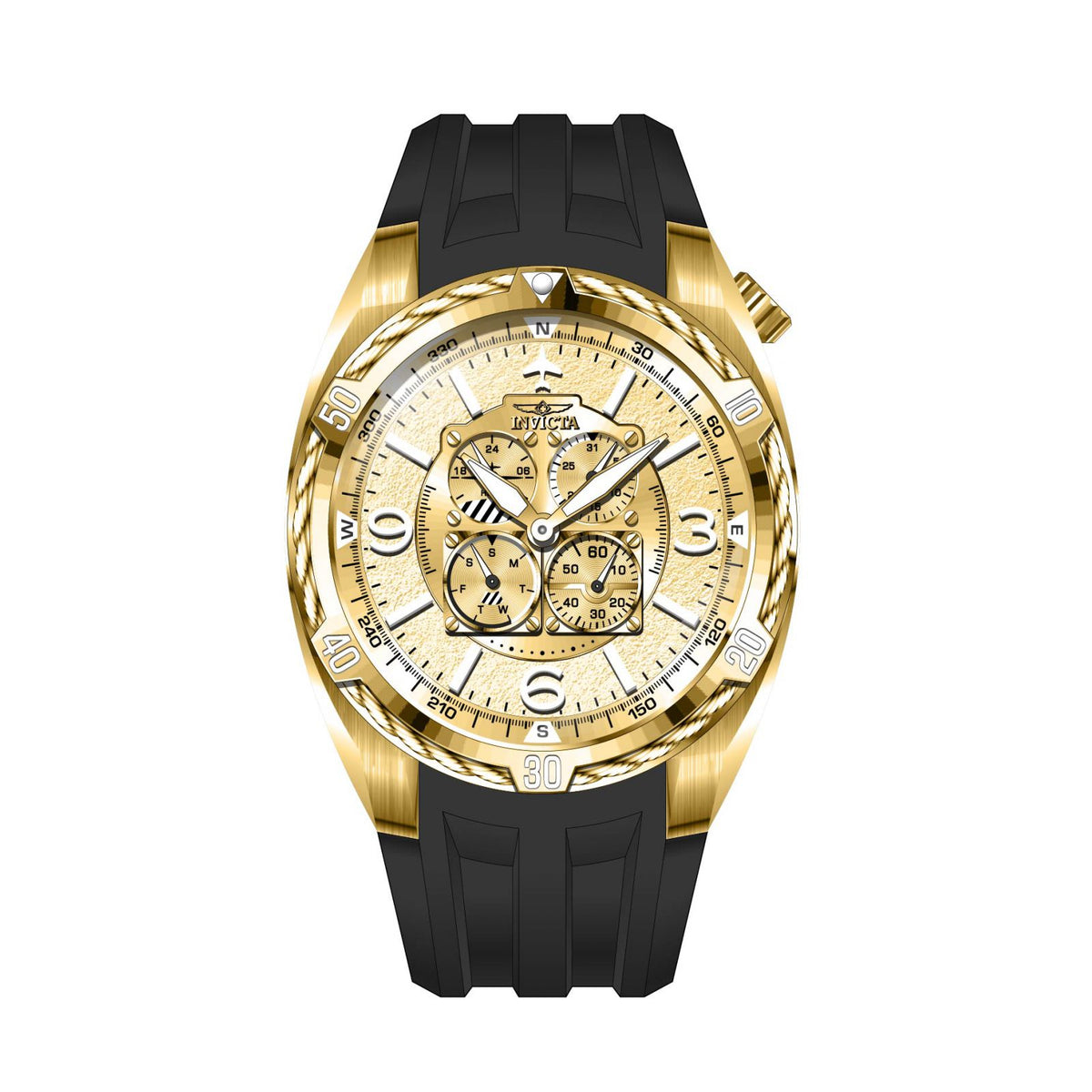 RELOJ DEPORTIVO PARA HOMBRE INVICTA AVIATOR 30486 - NEGRO