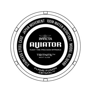 RELOJ DEPORTIVO PARA HOMBRE INVICTA AVIATOR 30486 - NEGRO