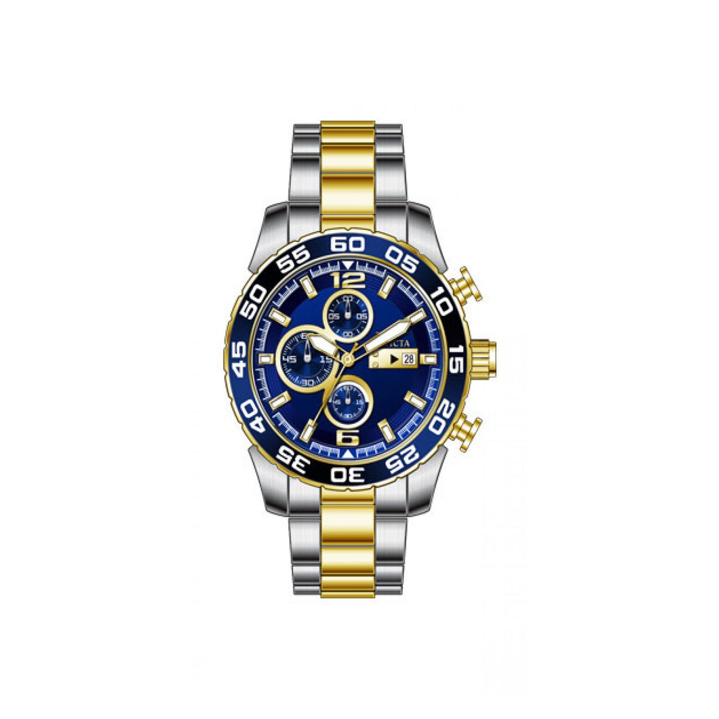 RELOJ CLÁSICO PARA HOMBRE INVICTA SPECIALTY 30696 - ORO, ACERO