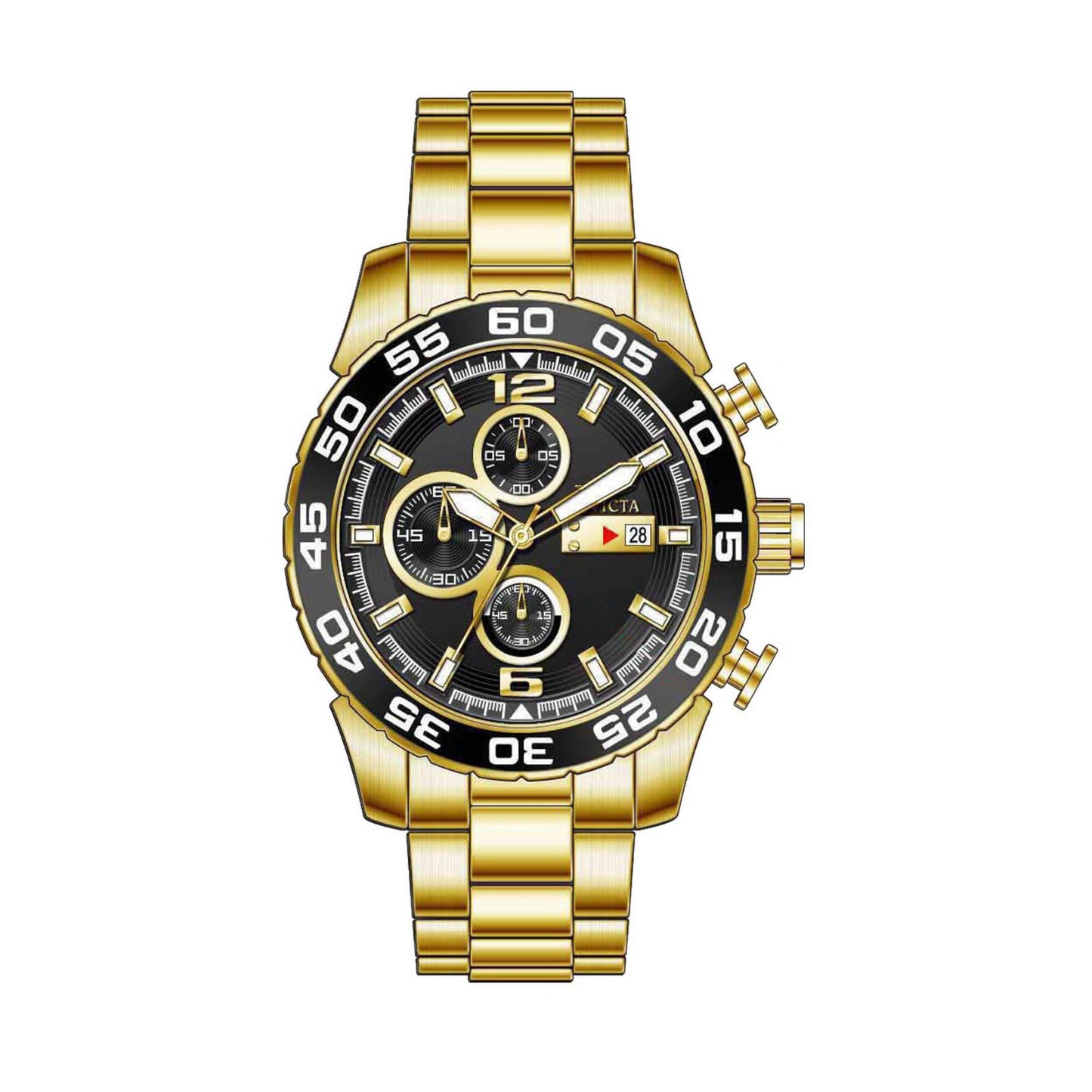 RELOJ CLÁSICO PARA HOMBRE INVICTA SPECIALTY 30697 - ORO