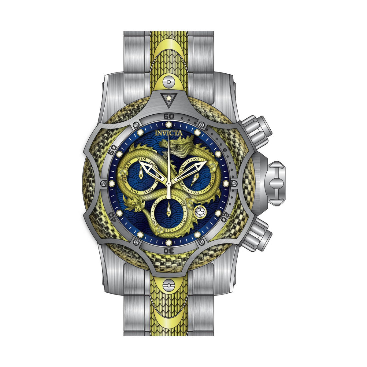 RELOJ  PARA HOMBRE INVICTA RESERVE 31516 - ACERO, ORO