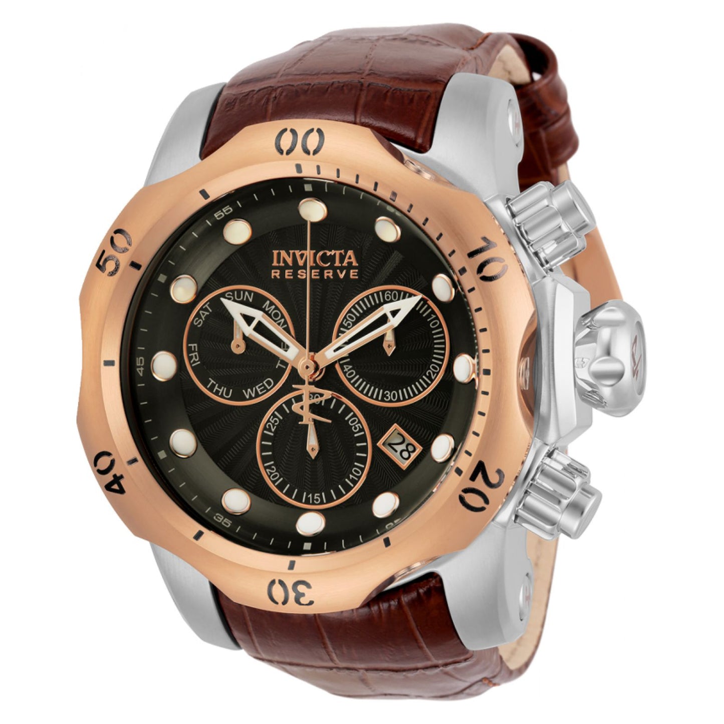 RELOJ CLÁSICO PARA HOMBRE INVICTA RESERVE 32958 - MARRÓN