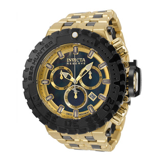 RELOJ  PARA HOMBRE INVICTA SEA HUNTER 34595 - DORADO, NEGRO