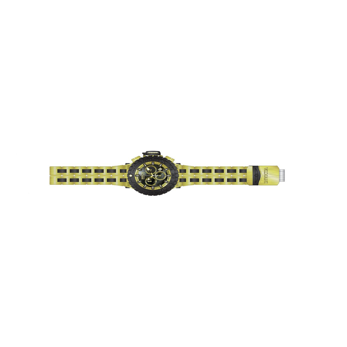 RELOJ  PARA HOMBRE INVICTA SEA HUNTER 34595 - DORADO, NEGRO