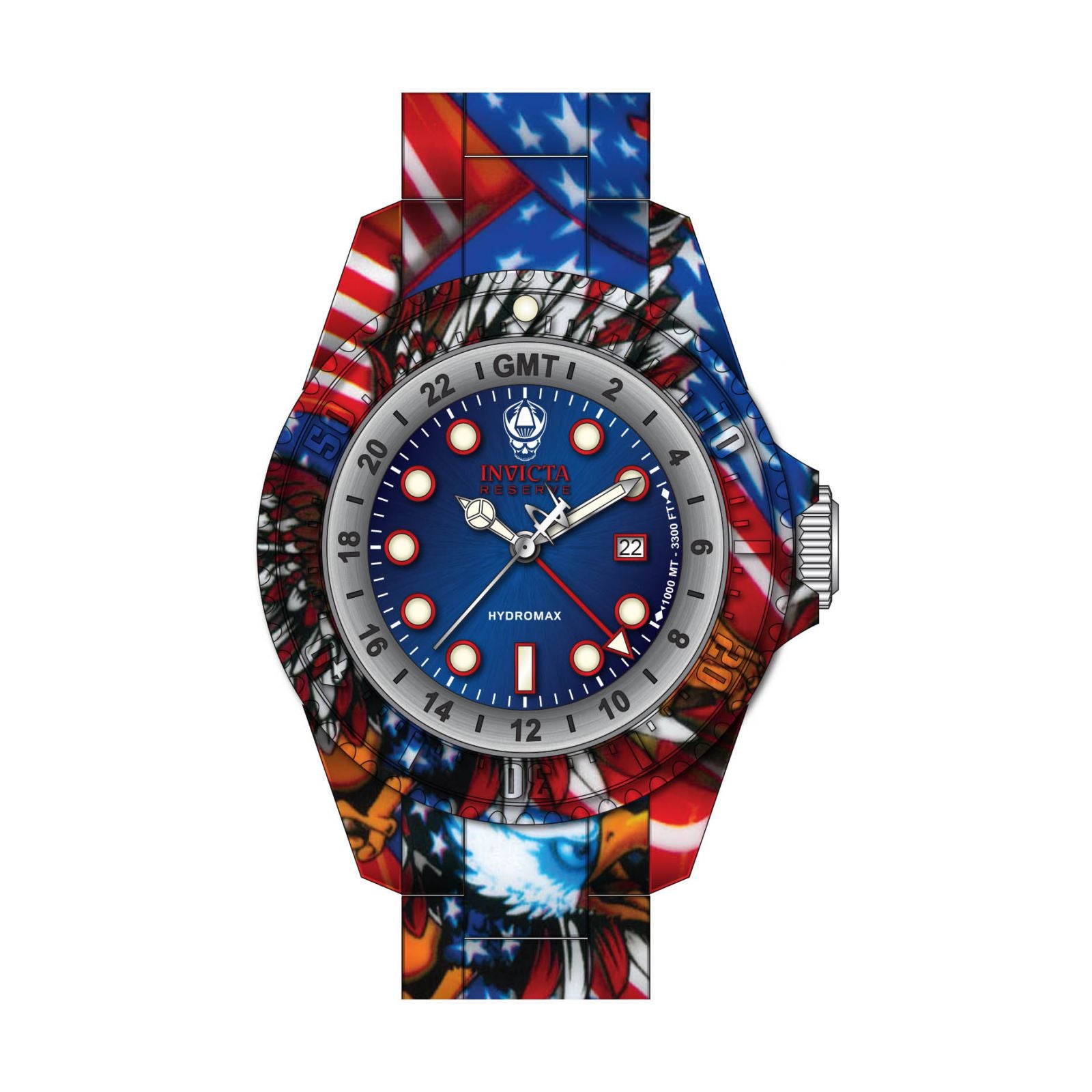 RELOJ  PARA HOMBRE INVICTA RESERVE 34650 - ACERO, GALJANOPLASTIA