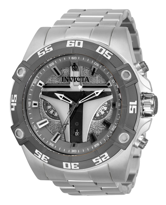 RELOJ MANDALORIAN PARA HOMBRE INVICTA STAR WARS 34987 - ACERO